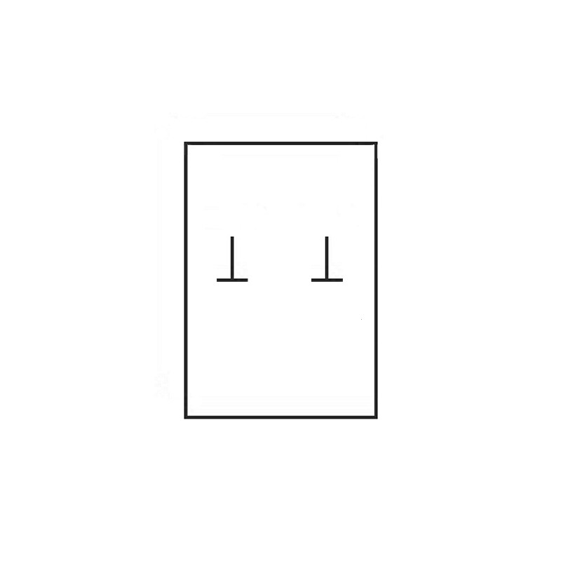 Estuche Donosti pendientes 60x80x32 mm.